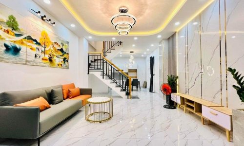 BÁN NHÀ BÌNH THẠNH HXH 45M2 NGANG 4,5 M 3 TẦNG ĐẸP LUNG LINH PHAN VĂN TRỊ 6.35 TỶ.