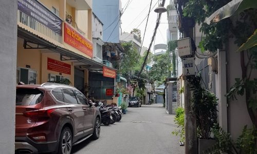 BÁN NHÀ BÌNH THẠNH 45M2 4 TẦNG SÁT MẶT TIỀN SỔ VUÔNG HOÀNG HOA THÁM 7.6 TỶ.