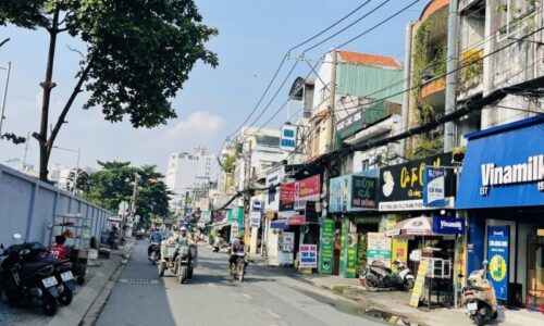 BÁN NHÀ MẶT TIỀN 120M2 4 TẦNG NỞ HẬU 5M 5 PN KD ĐỈNH VIP SÂN BAY THĂNG LONG 26 TỶ.