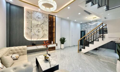 BÁN NHÀ PHÚ NHUẬN HXH 45M2 4 TẦNG NGANG 8M ĐẸP LL 4 PN HOÀNG HOA THÁM 6.85 TỶ.